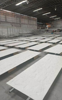 Carreaux muraux flexibles en ardoise de granit CMC motif en travertin souple avec trous antibactérien pour une utilisation intérieure et extérieure pour les hôtels