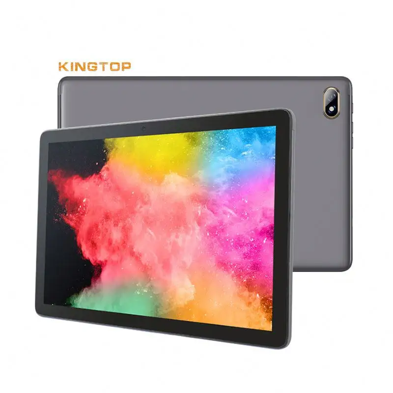 Kingtop New Slim 10 inch Tablet On Sale Affordable Android Tablets Lightweight Tempered Glass Tablet