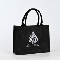 Sac de courses en jute écologique, personnalisé avec logo, élégant et naturel, sac de courses en toile de jute, sac de courses en jute
