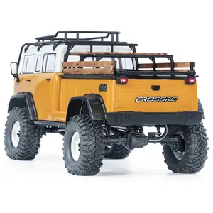 CROSSRC 1/10 RC 4WD 크롤러 차량 JT4 자동차 페인트 조립 조명 차동 잠금 야외 장난감 모델 TH19579