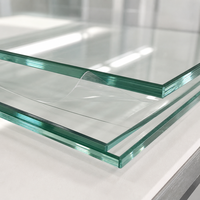 Plaque de verre trempé stratifié sur mesure, verre de sécurité pour plateaux de table, meubles, portes d'armoires, décoration, murs rideaux