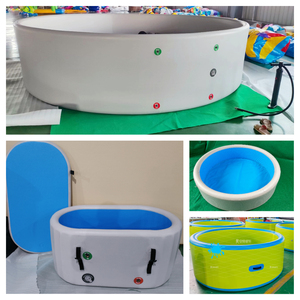Bain de glace <span class=keywords><strong>gonflable</strong></span> commercial à double paroi en tissu, taille personnalisée, pour la récupération sportive des enfants et des adultes - Product Image 3