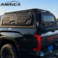 Hard-top en aluminium robuste pour pick-up, pliable manuellement, trois portes, étanche et verrouillable, avec couvercle de benne