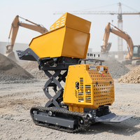 Neues Upgrade: Mini-Raupendumper mit 500/800 KG Ladekapazität, Selbstbeladung und -entladung, Transportfahrzeug mit 1 Jahr Garantie