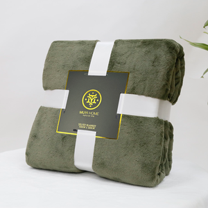 Lussuosa coperta in pile a due dimensioni Beige per un Comfort accogliente - Product Image 5