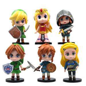 Figuras de Acción de <span class=keywords><strong>Zelda</strong></span> de 10 cm, 6 Piezas por Juego, Personajes de Videojuegos, Decoración de Dibujos Animados, Figuras de Acción de <span class=keywords><strong>Zelda</strong></span> para Niños - Product Image 1