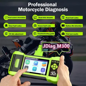 JDiag M300 motosiklet teşhis OBD2 tarayıcı Moto teşhis aracı temizle arıza kodu ABS motor Yamaha BMW Ducati Harley Honda için
