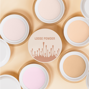 Aplicación suave Efecto de brillo Textura sedosa <span class=keywords><strong>Maquillaje</strong></span> <span class=keywords><strong>no</strong></span> comedogénico <span class=keywords><strong>Polvo</strong></span> suelto para <span class=keywords><strong>maquillaje</strong></span> de niñas - Product Image 6