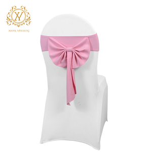 Couverture <span class=keywords><strong>de</strong></span> <span class=keywords><strong>chaise</strong></span> en polyester à sangle élastique Offre Spéciale avec nœuds papillon pour les décorations <span class=keywords><strong>de</strong></span> <span class=keywords><strong>chaise</strong></span> <span class=keywords><strong>de</strong></span> <span class=keywords><strong>mariage</strong></span> <span class=keywords><strong>de</strong></span> banquet <span class=keywords><strong>de</strong></span> fête d'hôtel en gros - Product Image 3