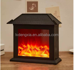 Luz LED Chimenea Linterna Lámpara de llama Interior Dedoor para Navidad Vacaciones Decoración para el hogar Chimenea LED Linterna - Product Image 2