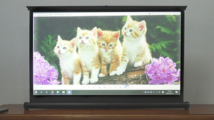 <span class=keywords><strong>Pantalla</strong></span> de Proyección Portátil Mini de <span class=keywords><strong>40</strong></span> <span class=keywords><strong>Pulgadas</strong></span> 4K Full HD 3D Plegable de Escritorio Autoportante Mini LED para Interiores y Exteriores - Product Image 6