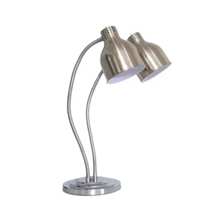 Chauffe-plats électriques commerciaux en or, argent et cuivre, chauffe-plats de comptoir, chauffage infrarouge, lampe chauffante pour aliments - Product Image 3