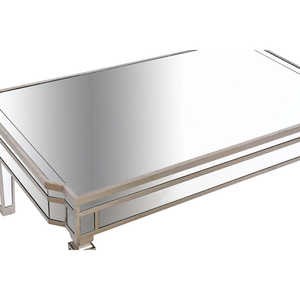 MDF MIRROR <b>COFFEE</b> <b>TABLE</b> 108X61X44 <b>SILVER</b> - Product Image 1