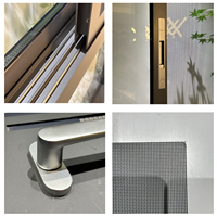 Fenêtre fixe moderne en aluminium avec isolation phonique personnalisée et choix de couleurs