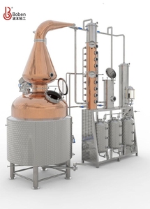 Distillerie de 1500 litres Équipement de distillation de whisky en <span class=keywords><strong>cuivre</strong></span> Pot de whisky Équipement de distillation encore Distillateur d'alcool - Product Image 2