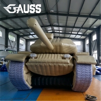 Modèles de répliques de chars turcs M60T gonflables en PVC de haute qualité de la marque GAUSS, échelle géante, simulation 1:1, char factice Panzer