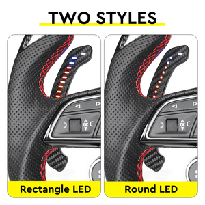 Palancas de Cambio LED Magnéticas de Fibra de Carbono 100% Real para A6 A7 S6 S7 RS6 RS7 C8 - Product Image 3