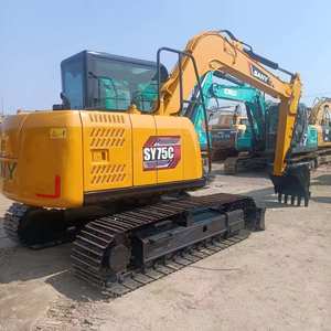 รถขุด Sany SY75C 75C มือสอง ขนาด 7.5 ตัน รถขุดตีนตะขาบขนาดเล็กใหม่ รถตักดินขนาดเล็ก รถขุดมือสอง Sany 75c 95c - Product Image 1
