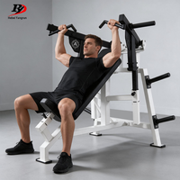 Machine de presse pectorale inclinée à charge libre pour la partie supérieure du torse, pour usage commercial en salle de sport, fitness à domicile et vente en gros