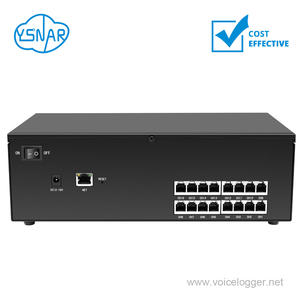 Grabadora de llamadas telefónicas independiente HDD de 16 canales con pantalla, dispositivo de registro de voz de Internet de 16 puertos para sistema de radio bidireccional e intercomunicador - Product Image 3