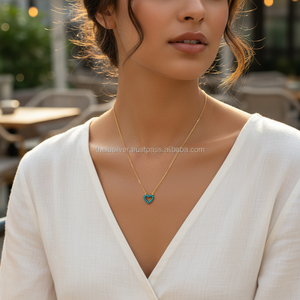 Colgante de plata de ley 925 con diseño de corazón, joyería a la moda - Product Image 3