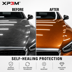 ฟิล์มใสกันรอยรถยนต์ XP3M Madeira Metallic Gold OEM Gloss TPU สีทองเมทัลลิก หนา 7.5 มิล ซ่อมแซมตัวเองได้ ป้องกันรอยขีดข่วน ป้องกันการเหลือง ขนาด 1.52x15 เมตร - Product Image 6