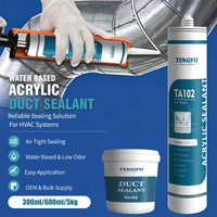 Scellant gris pour conduits HVAC, faible teneur en COV, faible odeur, à base d'eau, pour systèmes de conduits HVAC à moyenne et haute pression