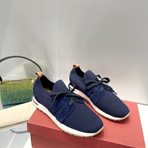 Commercio all'ingrosso della fabbrica di grandi dimensioni quattro stagioni scarpe da donna stile da passeggio comode calze <span class=keywords><strong>a</strong></span> maglia tacco piatto Lefu per il tempo libero - Product Image 1