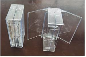 Boîte de rangement transparente double face pour cassettes audio vintage, collection rétro, boîte de présentation - Product Image 5