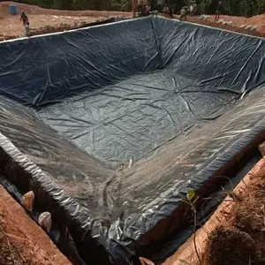 Forro de plástico para lagoa, forro à prova d'água para tanque de peixes