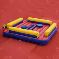 Vente flash Arène de joute gonflable Jeu sportif interactif Anneau d'arène de gladiateur Joute Bâtons de combat gonflables avec souffleur d'air