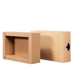 Boîtes de classement en carton kraft recyclé personnalisées avec gaufrage et pelliculage mat pour emballage cadeau - Product Image 2