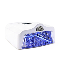 Professionelle 128W UV-LED-Nagellampe mit Quarzlichtperlen, Dual-Wellenlängen-Gel-Nageltrockner, Daumenhärtungsdesign, abnehmbarer Sockel für Fußnägel