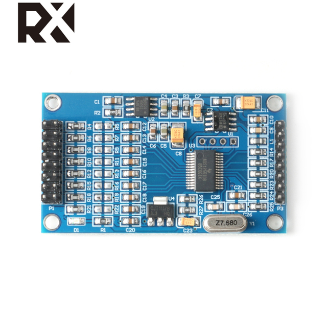 TZ High Precision 5V SPI Interface ADS1256 24bit 8 Channel ADC AD Module  ADS1256IDB ADC Collecting Data Acquisition Module