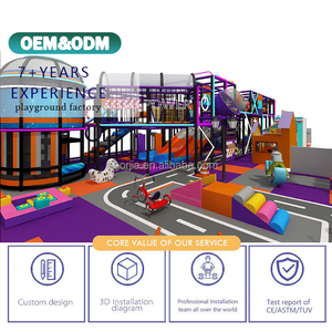 Commercial Indoor Playground Equipment for Children Soft Tubular Frame Playroom and Daycare Model with <b>Plastic</b> Material - Product Image 3