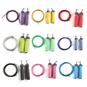 Cuerda de Saltar para Ejercicio Aeróbico en Casa, Cuerda de Saltar de PVC con Rodamientos de Bolas de Velocidad y Mango de Espuma Viscoelástica - Product Image 5