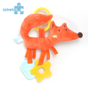 Moda ecológica fox moderna muñeca personalizada cama campana cochecito de juguete nuevos juguetes colgantes bebé sonajero morded - Product Image 1