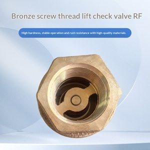 Vanne anti-retour verticale unidirectionnelle de type RF en fil de bronze Kitazawa <span class=keywords><strong>Kaishi</strong></span> de KITZ Japan avec commande hydraulique pour l'eau - Product Image 4