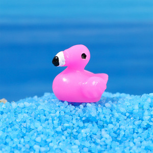 Nuevos flamencos micro paisaje DIY bonsái suculentos pequeños adornos artesanías de resina accesorios de paisaje artesanía de resina animal - Product Image 6