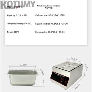 Chauffe-soupe électrique commercial 1/2/4 cylindre pour aliments, lait, nouvelle condition, chocolat, four à <span class=keywords><strong>fromage</strong></span> fondu pour noix et brie - Product Image 5