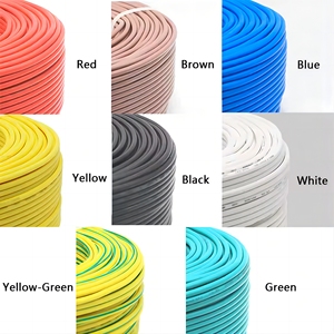 Home <b>Wire</b> 1.5mm 2.5mm 4mm 6mm Multi-Strand Pure Copper Core ZC BVR Household Soft Insulated Cables PVC IEC Insulation Building - Product Image 1