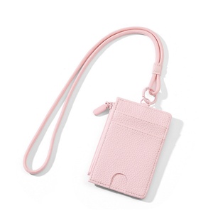 Monedero Colgante de Cuello Estilo Coreano, Lindo y Romántico, para Mujeres y Estudiantes, Ultrafino, Mini, Impermeable, Superligero, Fácil de Llevar, de PU - Product Image 1