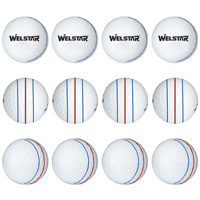 Balles de golf à trois couches directes d'usine avec trois lignes de visée pour la pratique longue distance et les balles de simulateur de golf