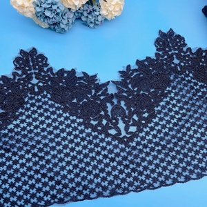 Gaun pernikahan DIY Trim renda tepian pengantin gading bordir indah LT2484B - Product Image 6