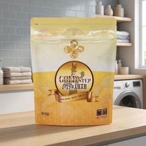 Détergent à lessive en capsules Goldstep 30ea Corée du Sud Plus de 80% d'ingrédients actifs - Product Image 3