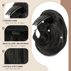 Perruque élégante <span class=keywords><strong>queue</strong></span> <span class=keywords><strong>de</strong></span> <span class=keywords><strong>cheval</strong></span> peigne à cheveux pour femmes style cordon <span class=keywords><strong>de</strong></span> serrage <span class=keywords><strong>queue</strong></span> <span class=keywords><strong>de</strong></span> <span class=keywords><strong>cheval</strong></span> courte coiffure nouvelle extension <span class=keywords><strong>de</strong></span> cheveux <span class=keywords><strong>queue</strong></span> <span class=keywords><strong>de</strong></span> <span class=keywords><strong>cheval</strong></span> haute à la mode - Product Image 3