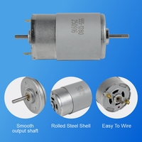 Moteur Xinyongtai R-555 à double arbre 6V 12V 24V, générateur CC, moteur électrique pour fauteuil de massage, moteur vibrant à aimant permanent