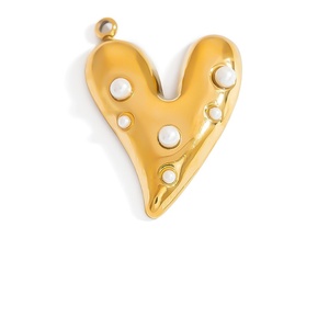 Women's 18K Gold Stainless Steel Jewelry Accessories Exquisite DIY Bracelet <b>Necklace</b> Pendant Fashionable Fashion Pendants Charms - Product Image 4