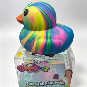 Large Jumbo <b>Squishy</b> Duck <b>Toy</b> TPR Squeeze Anti-Stress Relief Fidget <b>Toy</b> Slow Rising Decompression Rainbow Duck <b>Squishy</b> <b>Toy</b> - Product Image 1