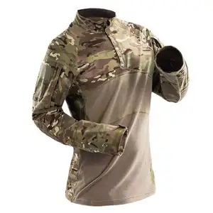 new model kiting outdoor camping tactical breathing well wholesale camo long sleeve t shirt